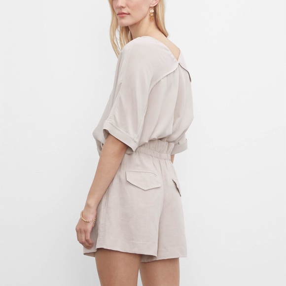 Relaxed Silk Shirt - New With Tags - NEVER WORN - Grey - Picture 2 of 5